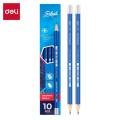 Deli i-Select Pencil EC059 HB-10 Pcs with Sharpner and eraser. 