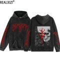 Anime Printed Sweatshirts Vintage Berserk Hoodie Spring/autumn Hooded Sweatshirts Anime Berserk Hoodies for Men Women Y2k Hoody. 