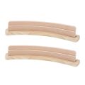 2set Curved Wooden Playing Cards Holder Tray Rack. 