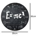Tory of Relativity Math Formula Wall Clock Scientist Physics Teacr Gift School Clroom Decor. 