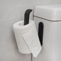 Self-adhesive Non Perforated Wall Roll Paper Holder Toilet Paper Hanger Fresh Film Storage Rack Wall Hanging. 