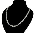 Men Stainless Steel New Round Rofe Chain Necklace. 