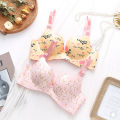 Women's Flowers Print Seamless Bra.