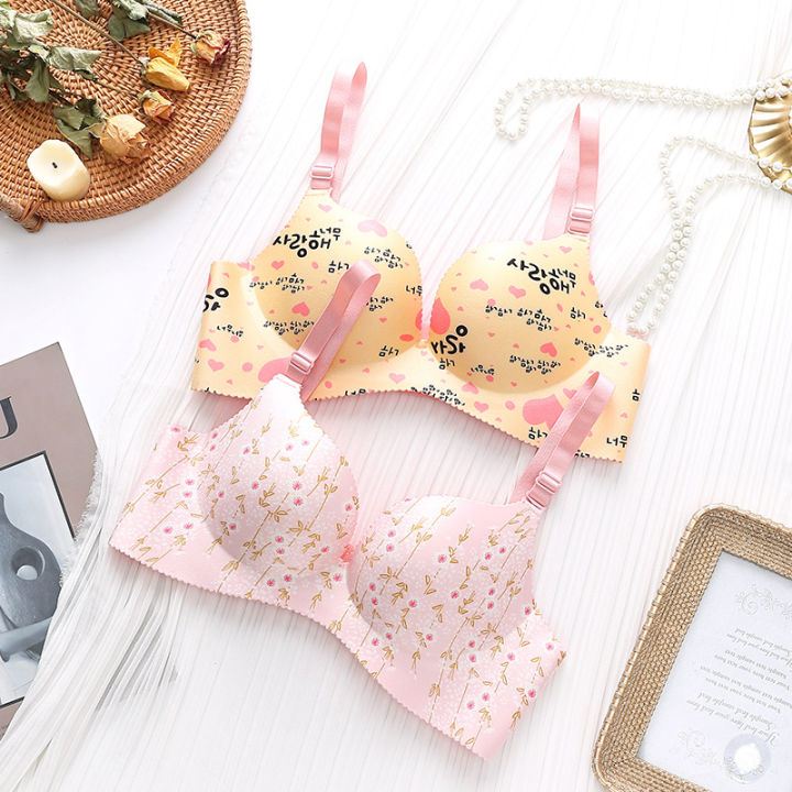 Women's%20Flowers%20Print%20Seamless%20Bra%20-%20Image%205