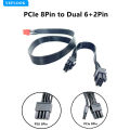 Original Thermaltake Modular Cable PCIe 8Pin Dual 8Pin CPU SATA Molex for TT RGB/Toughpower/TPG 650W 750W 850W Power Supply Unit. 