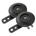 12V Horn For Motorcycle -2 Pcs- Black.