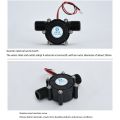 Micro-Hydro Generator 12V 10W DC Water Flow Generator Turbine Generator Hydroelectric Tap Water Flow Hydraulic DIY. 