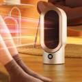 Desktop Space Heater Low Noise Standing Office Heater for Living Room Multifunctional.