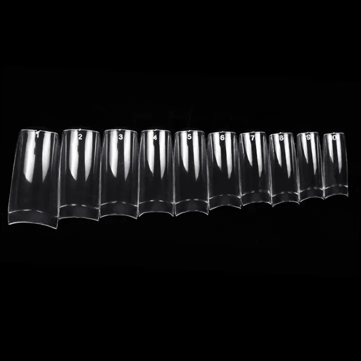 100/500pcs%20Tips%20Transparent%20Half%20Cover%20Nails%20Half%20French%20False%20Nail%20Art%20Tips%20Acrylic%20UV%20Gel%20Manicure%20Tip%20DIY%20Tool%20-%20Image%202
