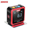 KOGEEK UNI-T LM320B Portable Inclinometer with Digital Display 4*90° High Precision Electric Level Meter Digital Protractor with Absolute Measurement Relative Measurement Data Hold Function Two-Way  La-ser Inclination Box. 