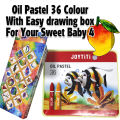 Oil Pastel 36 Colour With Easy drawing box For Your Sweet Baby. 