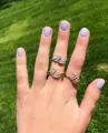 Girls finger ring- free size. 