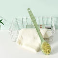 Long-handled Scrubbing Artifact Brush Soft Hair Bathing Back Scrubbing Brush.