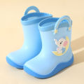 Children's rain boots, boys' and girls' kindergarten, baby anti-slip rain boots, student water shoes, small children's children's waterproof rubber shoes, boys. 