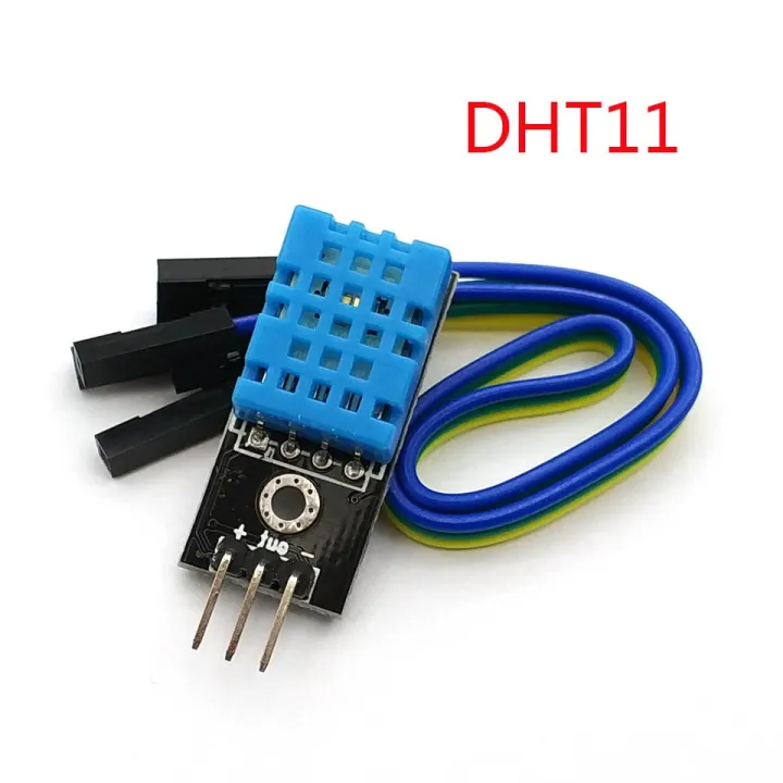 DHT11%20DHT-11%20DC%203.3V-5V%203%20Pin%20Temperature%20And%20Relative%20Humidity%20Sensor%20Module%20With%20Matching%20Doupont%20Cable%20Digital%20Temperature%20Humidity%20Sensor%20Module%20For%20Arduino%20Raspberry%20Pi%20Electronics%20Circuitry%20&%20Parts%20-%20Image%204