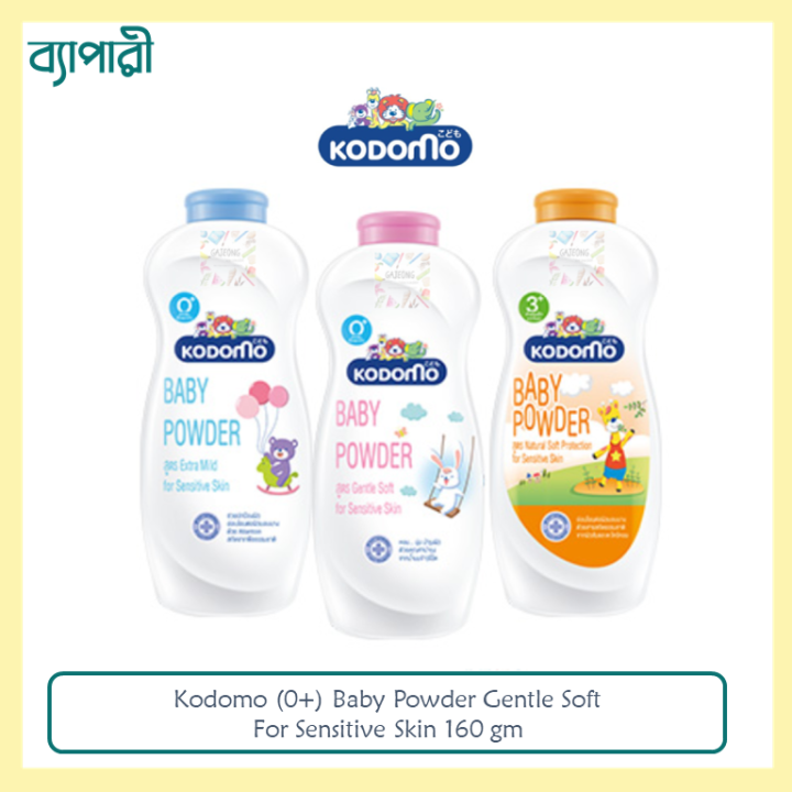 Kodomo%20(0+)%20Baby%20Powder%20Gentle%20Soft%20For%20Sensitive%20Skin%20160%20gm%20-%20Image%202