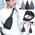 Men's Chest Bags Casual Waist Bags Small Short Trip Travel Carry Bags For Men Waterproof Shoulder Crossbody Bag Nylon Handbags.