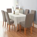 Elastic Dining Chair Cover Stretch Seat Slipcover Jacquard Spandex Protector Case for Kitchen Chair Seat Home Hotel Banquet. 