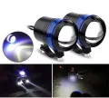Black 12V 30W CREE U3 LED Laser Fog Headlight Spot Light Motorcycle Universal 2 pcs for bike.