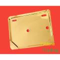 Metal Number Plate Holder or License Plate Holder for Motorcycle. Golden/ Silver. 