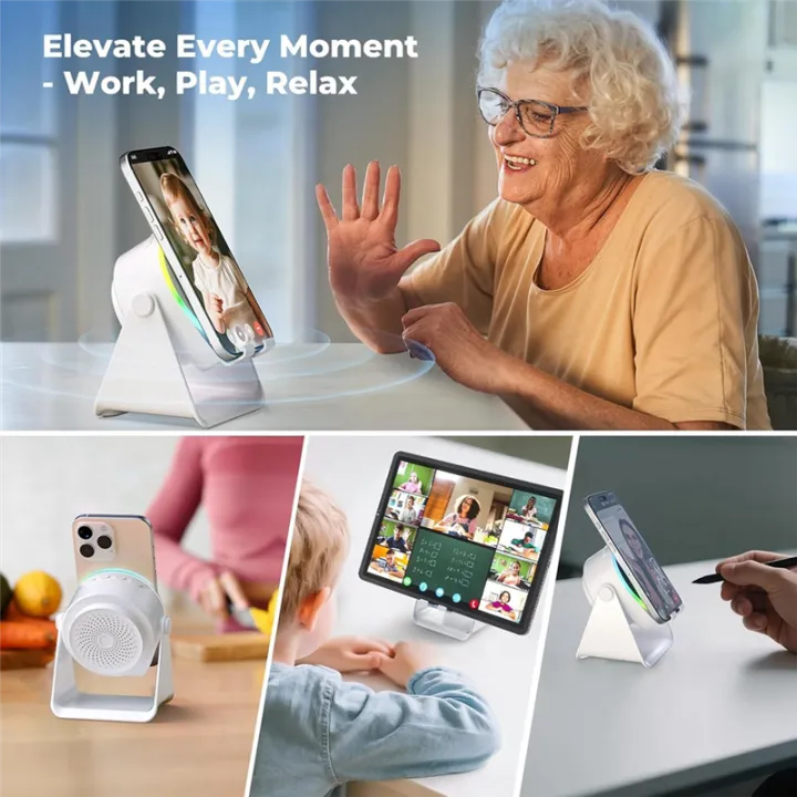Smartphone%20Holder%20with%20Wireless%20Induction%20Speaker,%20Bluetooth%20Speaker,%20Cell%20Phone%20Stand,%20Stereo%20Sound,%20RGB%20Ambient%20Light%20-%20Image%203