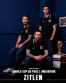 3 Star Argentina Polo T-shirt Jersey.