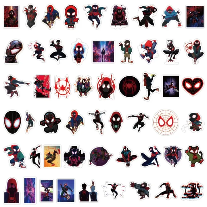 10/30/50pcs%20Disney%20Spider%20Man%20Miles%20Morales%20Stickers%20Cool%20Superhero%20Toy%20Sticker%20Laptop%20Bike%20Scrapbooking%20Stationery%20Kids%20Decals%20-%20Image%204