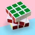Large size Exclusive Plastic Rubik's Cube - Multi-color - Children smart educational puzzle toy. 