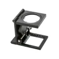 Thread Counting Glass 10X Linen Testers Magnifier with 2 Small LED Lights. 