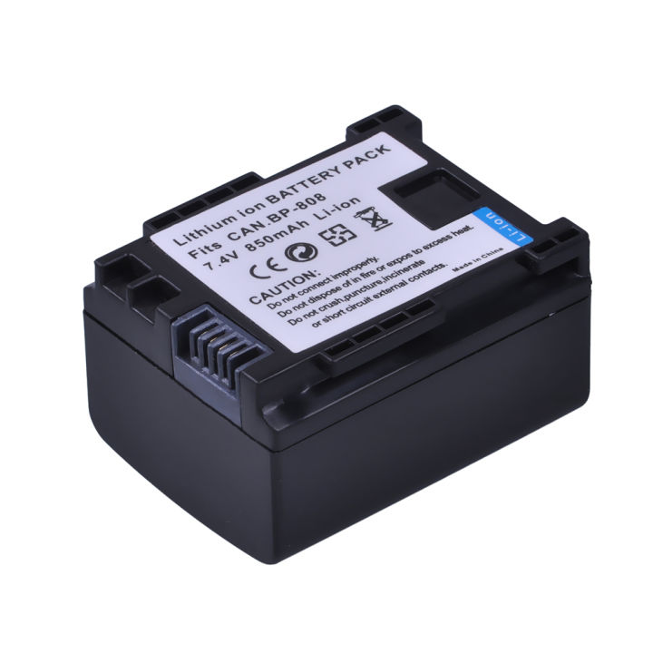 1Pc%208.4V%20850mAh%20BP-808%20BP808%20Camera%20Battery%20for%20Canon%20HF200%20HF20%20HG21%20HG20%20FS200%20FS21%20FS22%20HFS30%20HFM41%20HFM400%20FS300%20FS100%20-%20Image%202