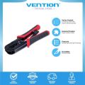 Vention RJ45 Crimping Tool Network Cable Crimper Cutting Tools Kits Crimping Stripper Punch Down RJ45 RJ12 RJ11 Ethernet Cable. 