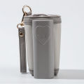 Premium Leather Portable Milk Warmer with 5200mAh Battery - Electric Bottle Insulation Cover. 
