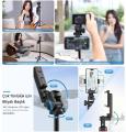 ULANZI MT-78 Extendable Phone Tripod, 72.83" Selfie Stick Phone Camera Tripod Stand with 2 in 1 Phone Clip.