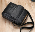 Trendsetter -Pu Leather Jeep Bags Men's Shoulder Crossbody Bags 9.7Inch Ipad Office Messenger Bag for Men Business Handbag. 