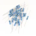 50Pcs- Tolerance 1% 4.7 Ohm Resistor 4.7 Ohm Carbon Film Resistor 4.7 Ohm 1/4W Resistance 0.25 Watt Fixed Resistors 2 Pin Leads. 