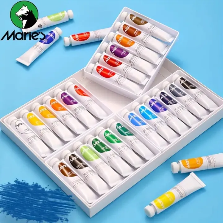 Marie's%20Acrylic%20Color%20Set%2024%20Shades%20%C3%97%2012ml%20Tubes%20Professional%20Artist%20Painting%20Colors%20-%20Image%204