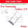 Samsung Galaxy A73 Sim Tray Micro SD Card Slot with Sim Ejector Pin Replacement Part.