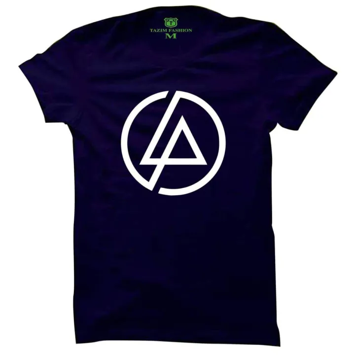 Linkin%20Park%20Navy%20Blue%20Cotton%20Short%20Sleeve%20T-Shirt%20For%20Men%20-%20T%20Shirt%20-%20T%20Shirt%20-%20Image%202