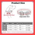 VibeVendor Pet K9 Tactical Dog Collar Adjustable Double Buckle German Shepherd Training Large Medium Dogs Accessories.