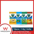 Vicks Cough Drops 1.8g x 12 Mix Packs - Ginger, Menthol, Tulsi & Honey Flavor. 