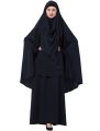 Ladis Fissionable  Khimar Borka With Sckart For Woman (Full Set). 