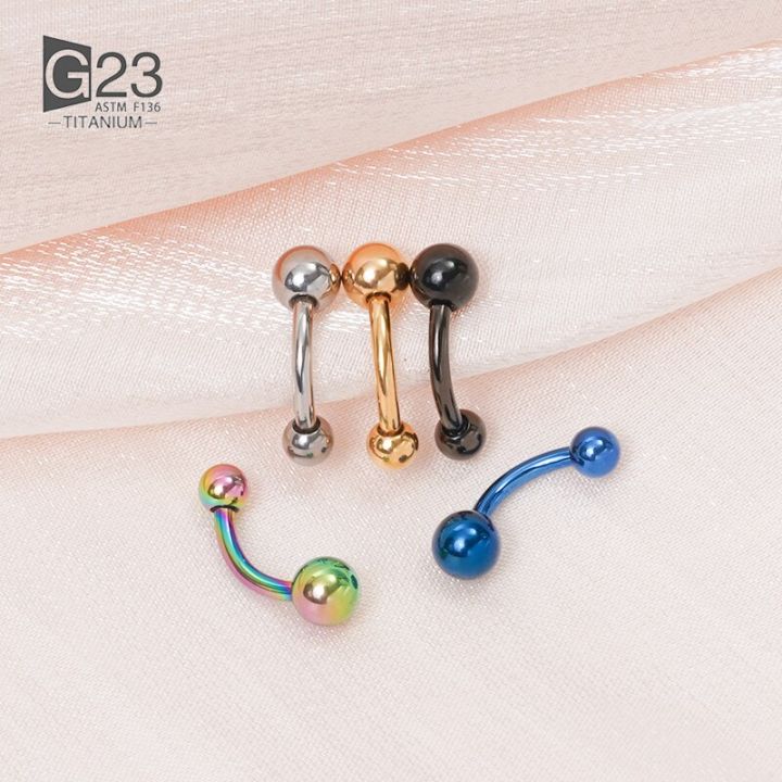 1PC%2014G%20G23%20Titanium%20Piercing%20Nose%20Ring%20Navel%20Surgical%20Belly%20Button%20Rings%20Navel%20Piercing%20Goth%20Ombligo%20Ball%20Nombril%20-%20Image%204