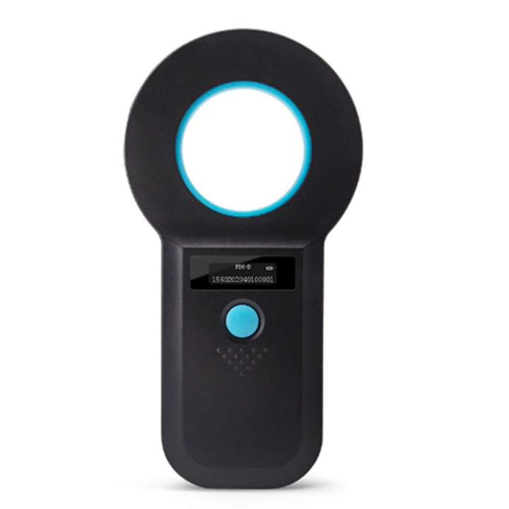 134.2KHz Dog Cat Reader for Animal Ear Tag Glass Chip RFID Handheld ...