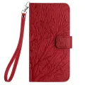 Tree Birds Embossed Pattern Leather Phone Case For Google Pixel 8 Pro/Google Pixel 7a/Google Pixel 7/Google Pixel 6a/Google Pixel 7 Pro/Google Pixel 8. 