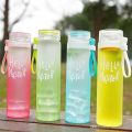 Hello Master Glass Drinking water Bottle 480ml-Water Bottle - Colour Blue. 
