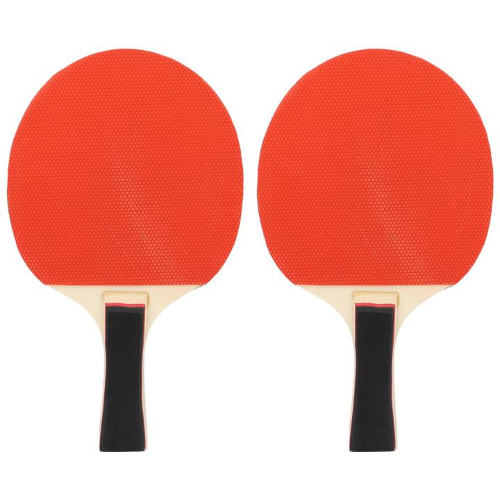 Ping Pong Paddles and Balls Set, Table Tennis Rackets Set Home Entertainment Good Handling for Playground
