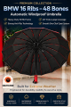 BMW Umbrella 16 Ribs Auto Open And Auto Close - BMW 16 Ribs 48 Bones Auto Lock Umbrella Big Size.