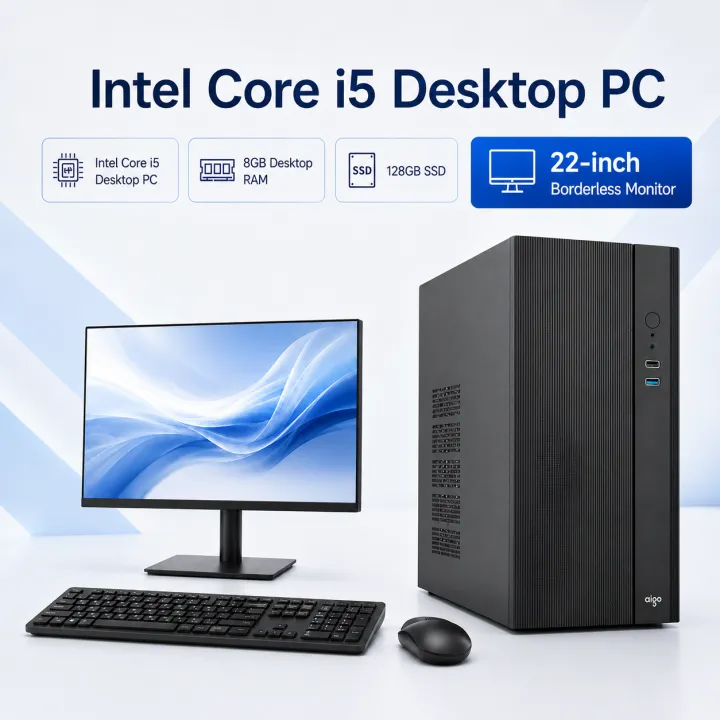 Intel%20Core%20i5%20Desktop%20PC%2016GB%20RAM%20128GB%20SSD%202GB%20Graphics%20with%2022-inch%20Borderless%20Monitor%20and%20Keyboard%20Mouse%20Set%20%E2%80%93%20New%20-%20Image%202