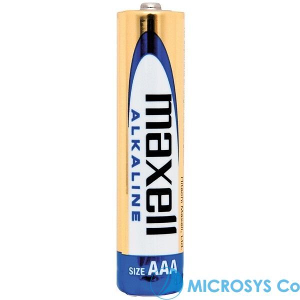 Maxell Alkaline AAA Sized 1.5V Battery 1Pcs , Long Lasting and Reliable Battery