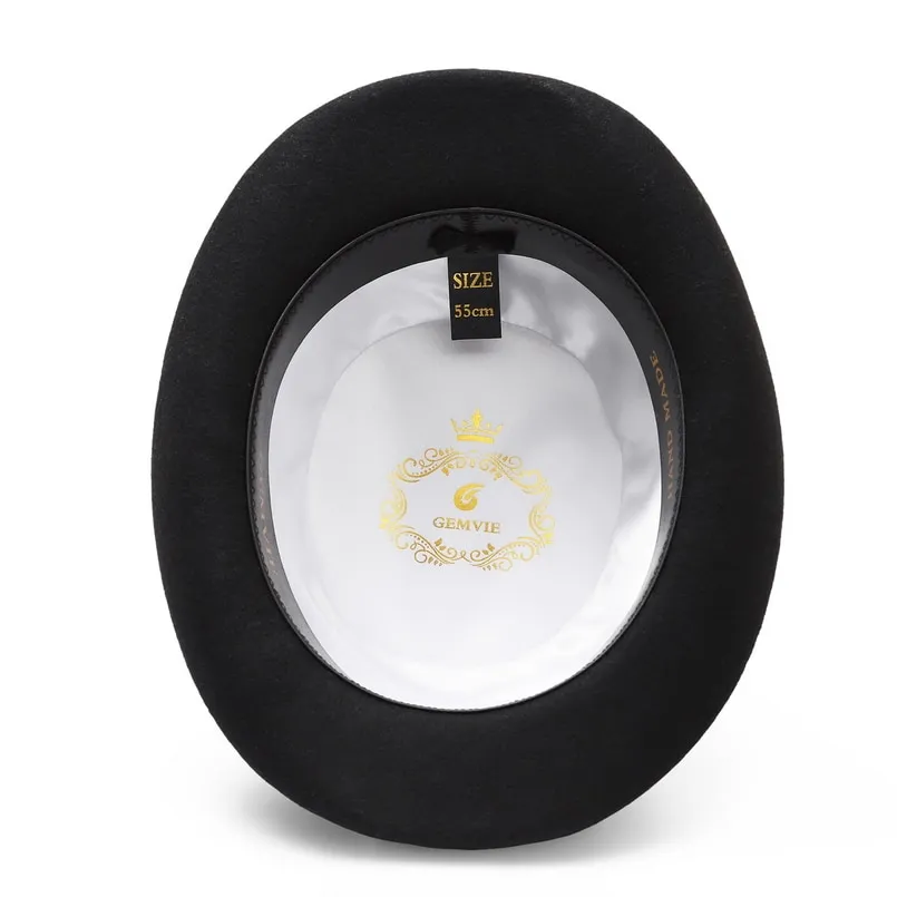 Chapeau Haut-de-forme Rétro Britannique – Style Gentleman, Performance Scène, Accessoire Vintage